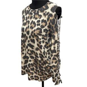 Now n Forever Leopard Print Long Sleeve Top. Animal print Fun Unique